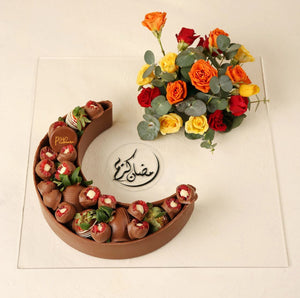 Ramadan Floral Hilal Straspberry